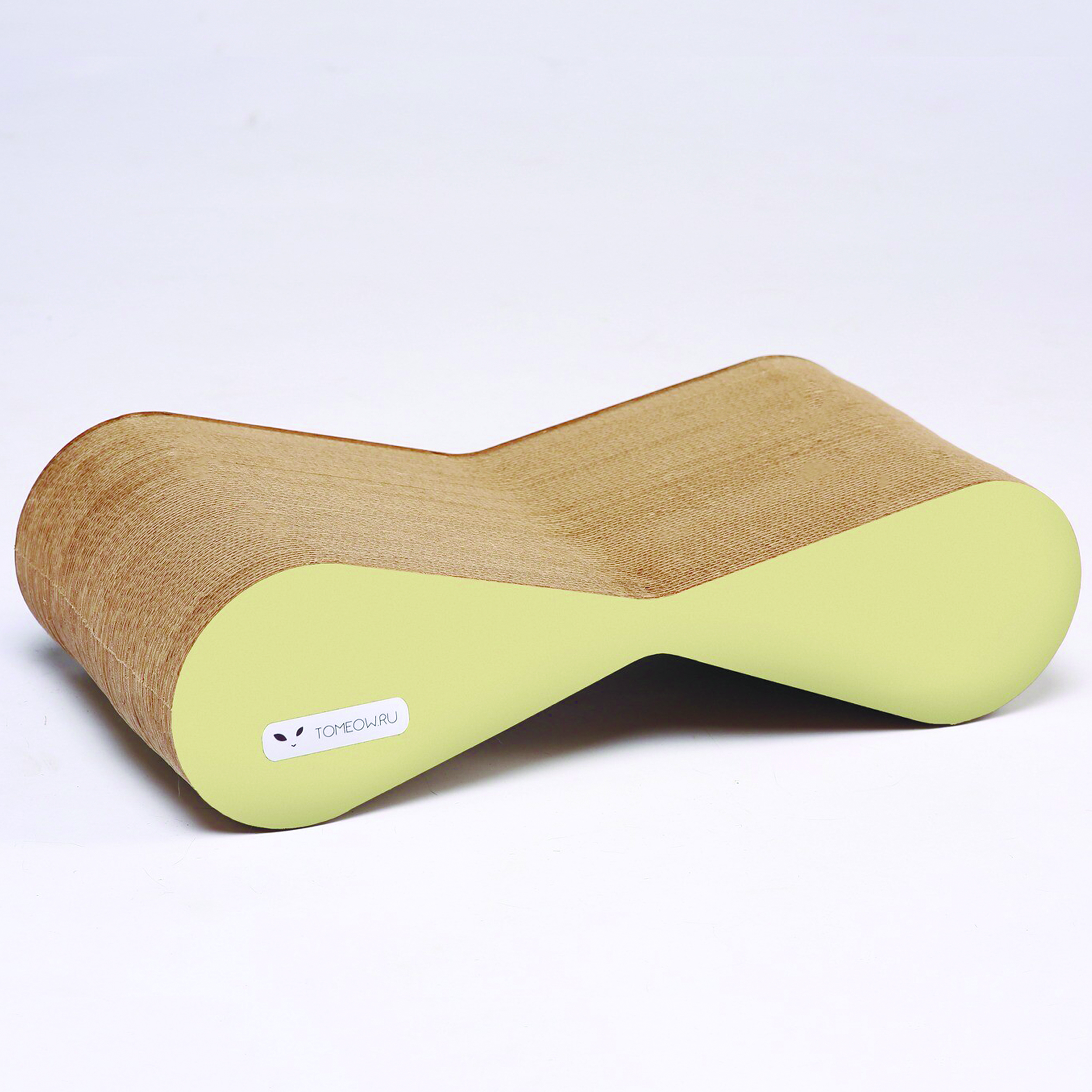 картинка Когтеточка Тумяу ORIGINAL Медиум желтый (канарейка) 54х14х22 см.