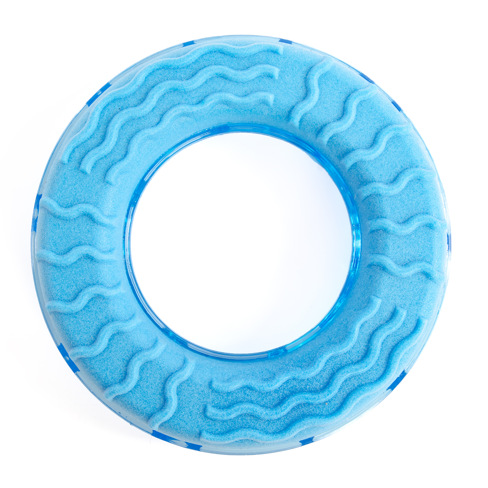 картинка EliteDog Игрушка для собак резиновая "Кольцо охлаждающее", голубое, 13.4х13.4х3см
