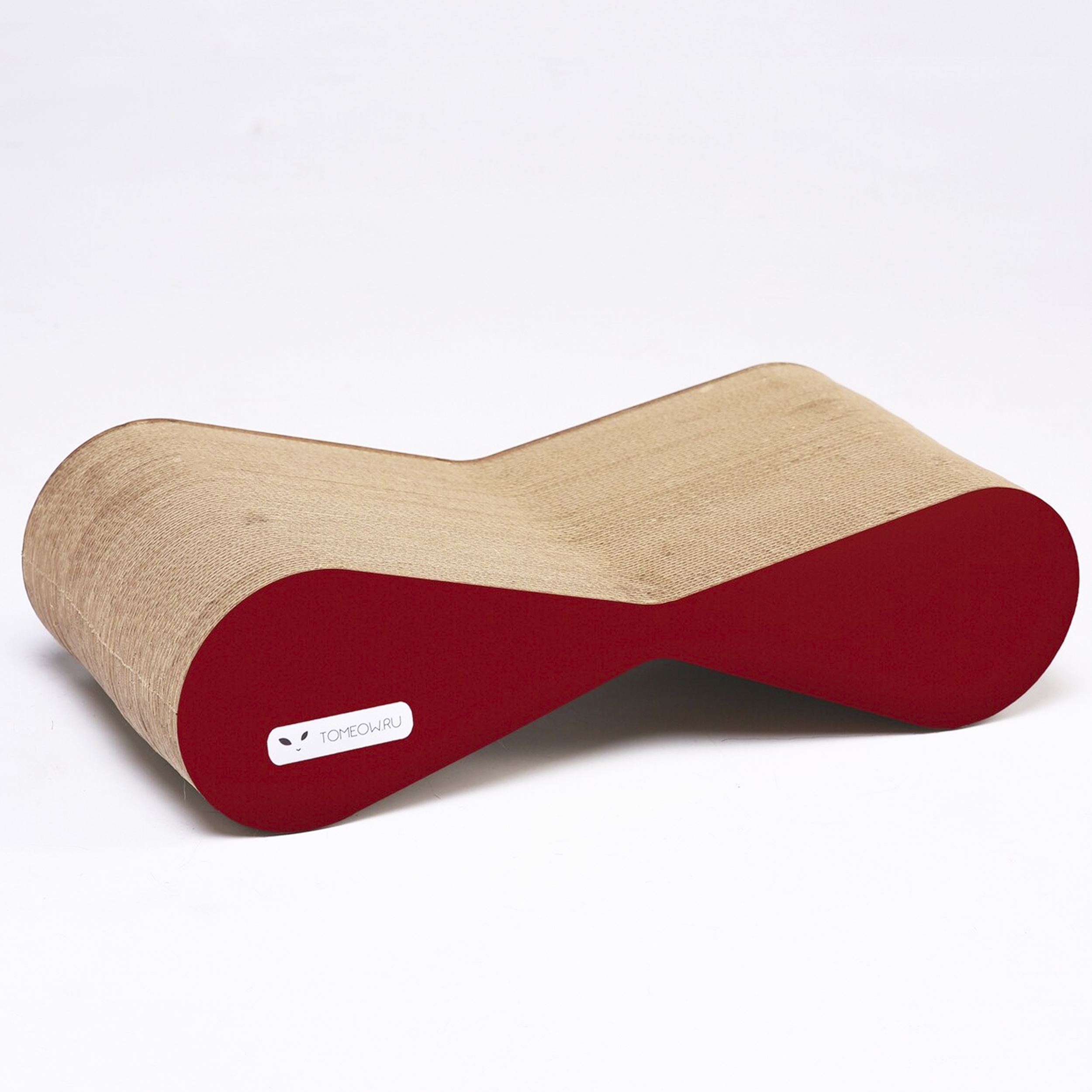 картинка Когтеточка Тумяу ORIGINAL Медиум бордовый 54х14х22 см.