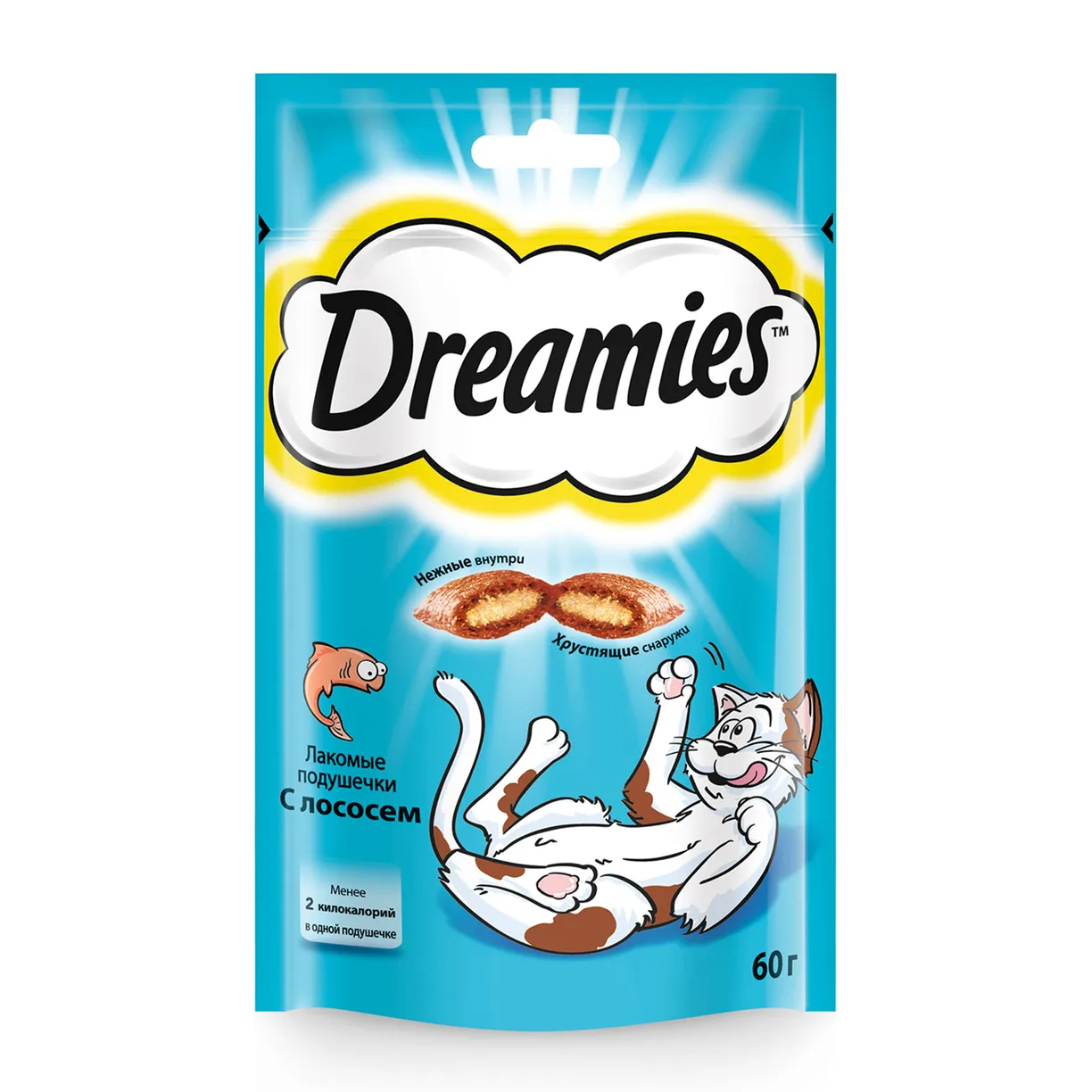 картинка Лакомства DREAMIES 60г с Лососем картинка Лакомства DREAMIES 60г с Лососем