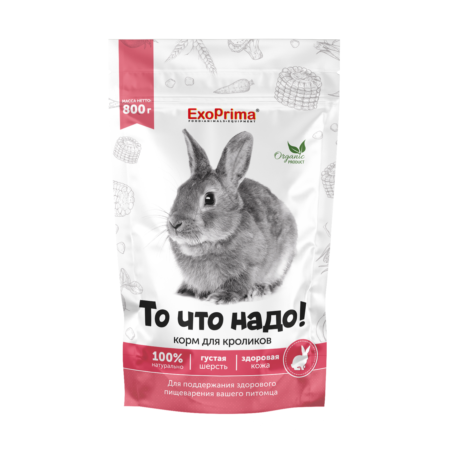 картинка Корм для кроликов EXOPRIMA "То что надо!" 800г