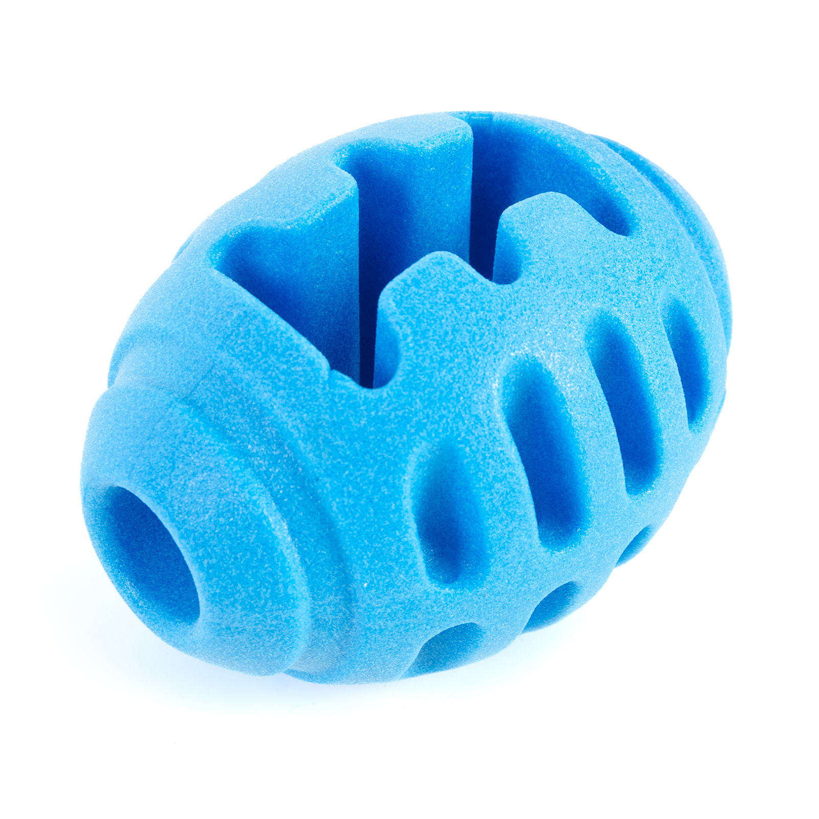 картинка EliteDog Игрушка для собак резиновая "Жёсткий мяч регби", синяя, S, 8х6х6см