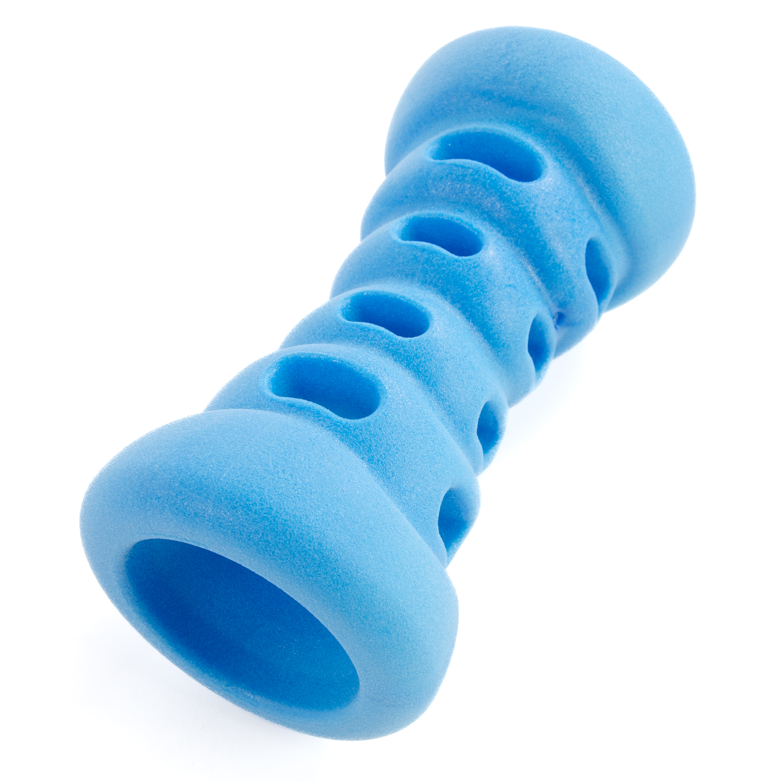 картинка EliteDog Игрушка для собак резиновая "Жёсткая косточка", синяя, 12.6х6.4х6.4см