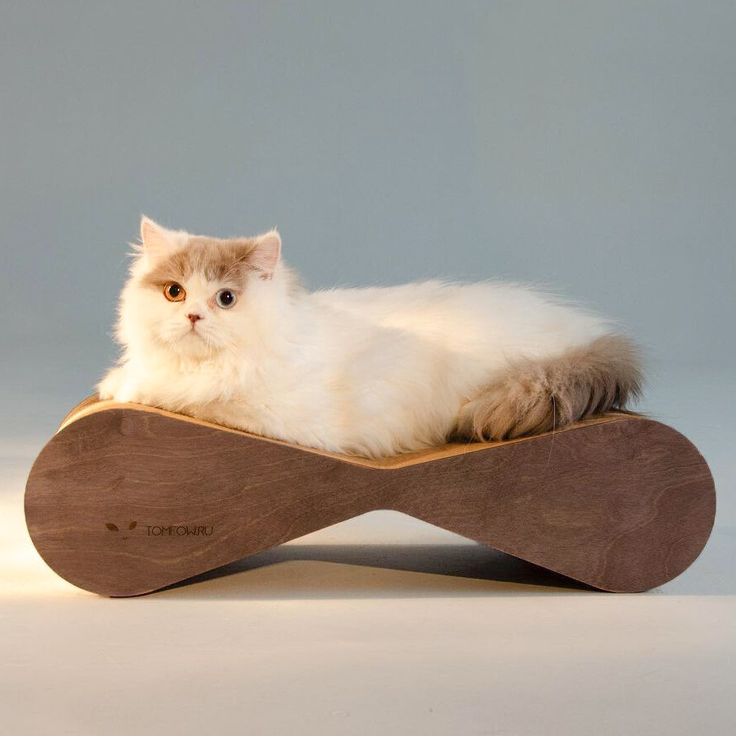 картинка Когтеточка Тумяу PREMIUM Медиум (мокко) 54х14х22 см.