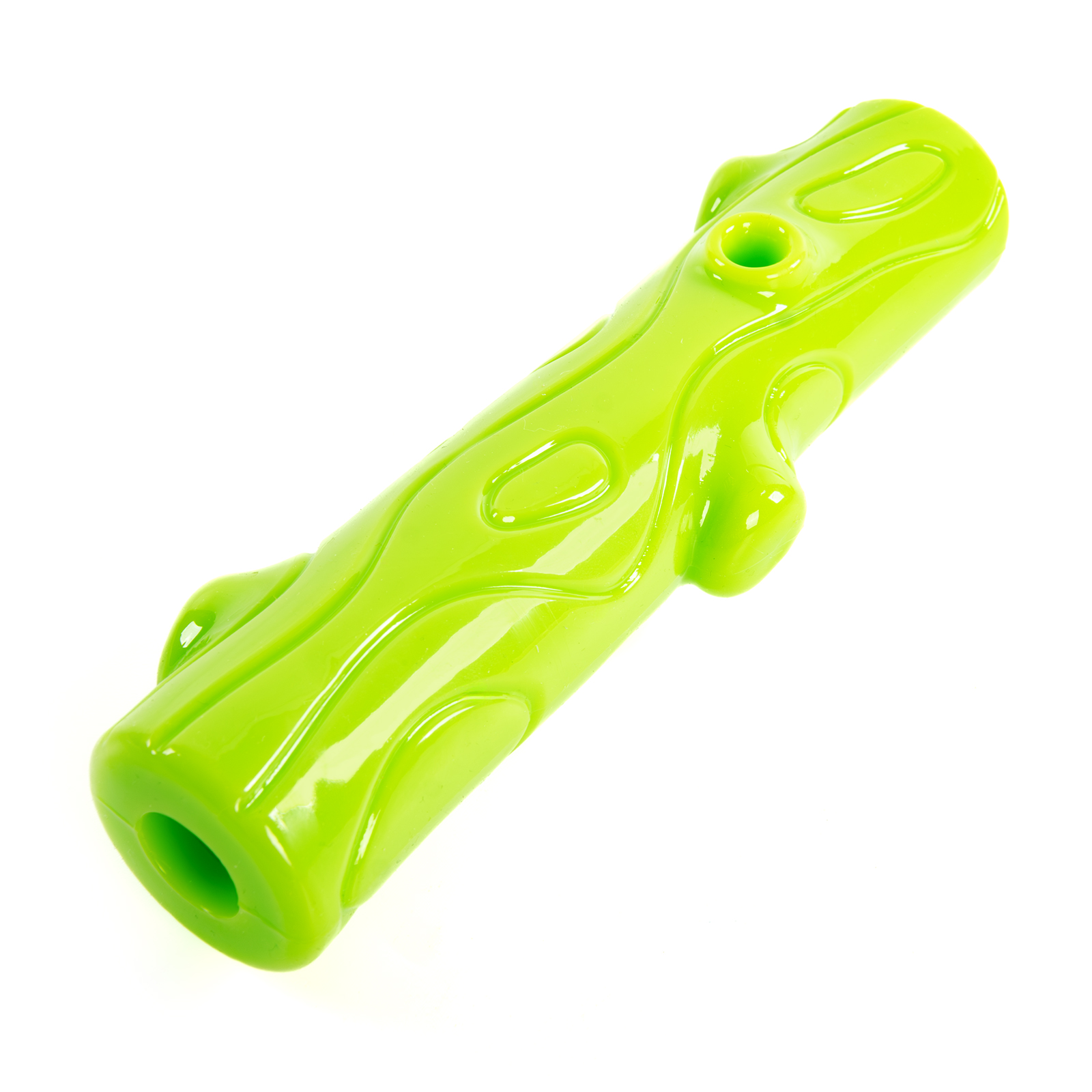 картинка EliteDog Игрушка для собак резиновая "Хрустящая палочка", зелёная, 16х3.5х3.5см