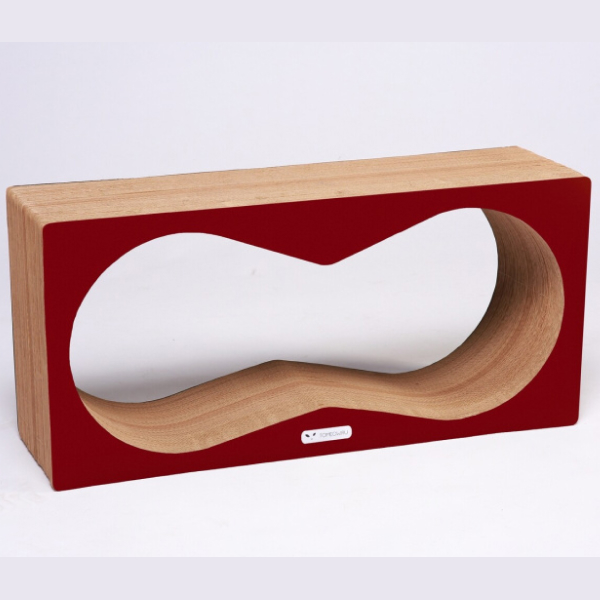 картинка Когтеточка Тумяу ORIGINAL Аквариум бордовый 77х37х22 см.