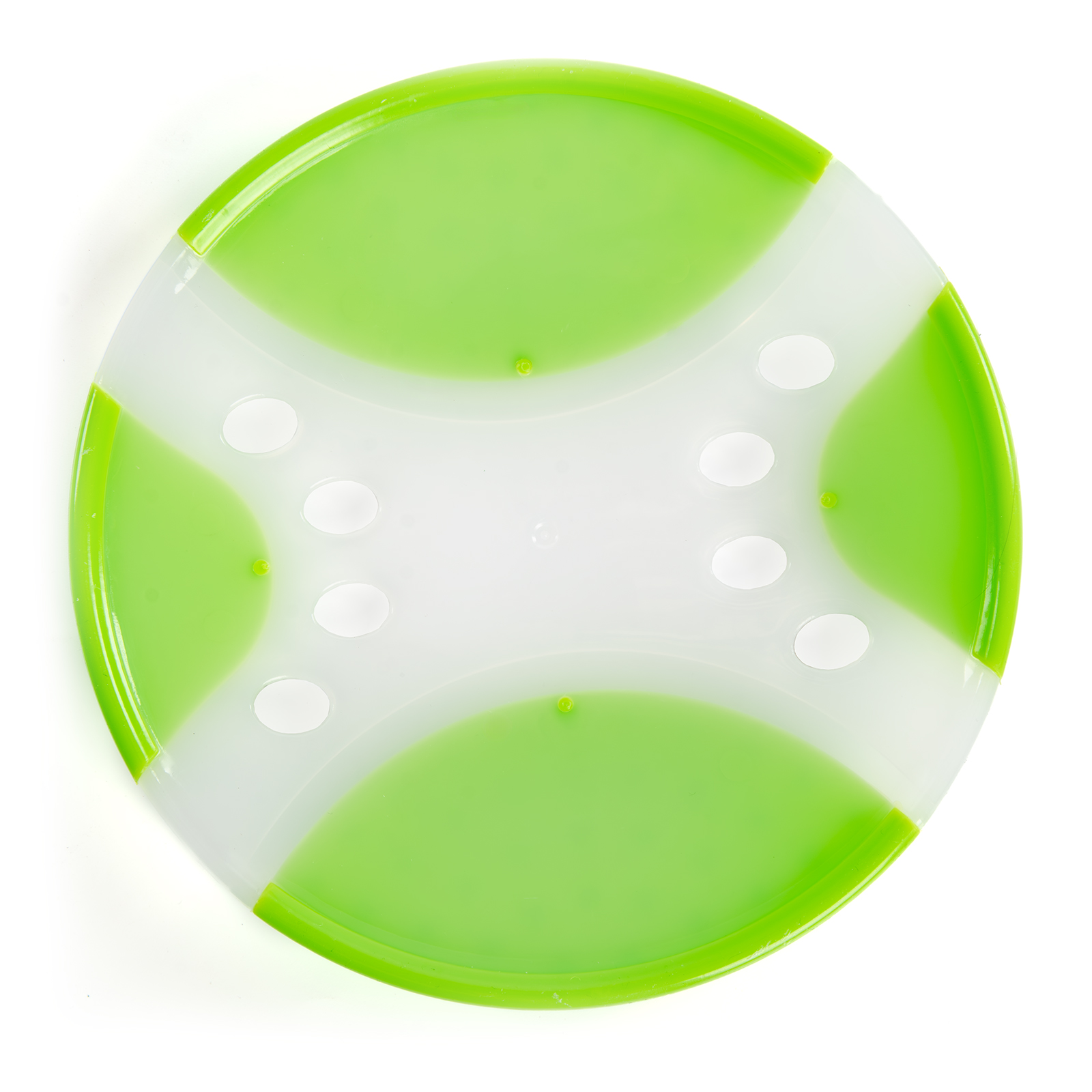 картинка EliteDog Игрушка для собак "Летающая тарелка", салатовая, 17х17х2.2см